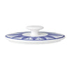 William Edwards Sultan's Garden Blue Oval Covered Sugar Lid Fits AND0335 (Pack of 12) - VV3981 William Edwards Fine Bone Chin Steelite   