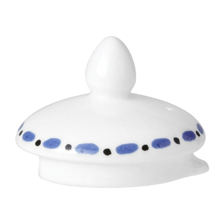 William Edwards Sultan's Garden Blue Tea For One Teapot Lid Only (Pack of 6) - VV3985 William Edwards Fine Bone Chin Steelite   