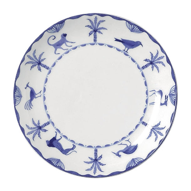 William Edwards Sultan's Garden Blue Plate Coupe 165mm (Pack of 12) - VV3987 Plates Steelite