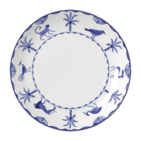 William Edwards Sultan's Garden Blue Plate Coupe 165mm (Pack of 12) - VV3987 Plates Steelite
