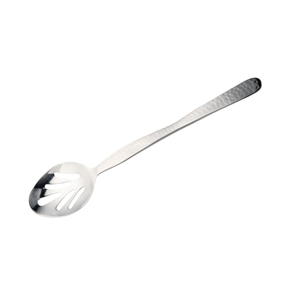 Steelite D.W. Haber Hammered Large Slotted Serving Spoon 13'' (Pack of 6) - VV4022 Folio by Steelite Cutlery Steelite   