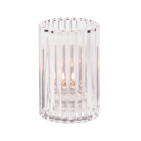Hollowick Vertical Rod Clear Cylinder 73mm x 118mm (Pack of 6) - VV4024  Hollowick   