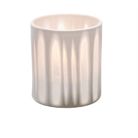 Hollowick Boutique Stripes Porcelain Votive 73mm x 80mm (Pack of 48) - VV4071  Hollowick   