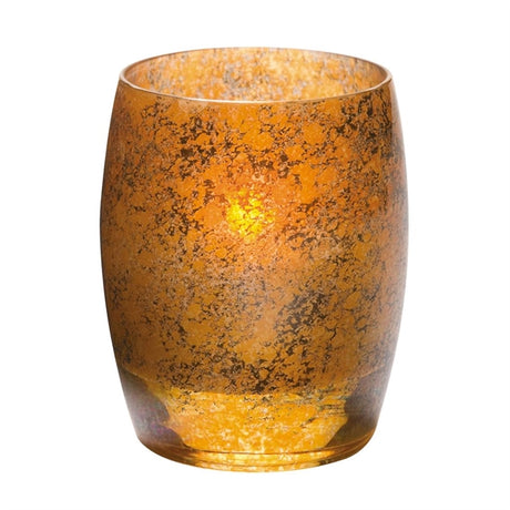 Steelite Contour Glass Votives Antique Gold 95mm (Pack of 12) - VV4073  Steelite   