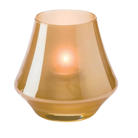 Steelite Chime Glass Votives Satin Gold 89mm (Pack of 12) - VV4084  Steelite   