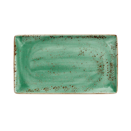 Steelite Craft Aqua Rectangle Three Plates 320x190mm (Pack of 6) - VV4227 Plates Steelite