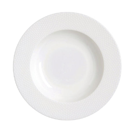 William Edwards Quanta Rim Bowls - Classic White 220mm (Pack of 12) - VV4461 Bowls Steelite