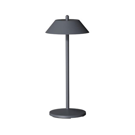 Pirlo Dark Grey LED Rechargeable Table Lamp - VV4496  Hollowick   