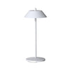 Pirlo White LED Rechargeable Table Lamp - VV4497  Hollowick   