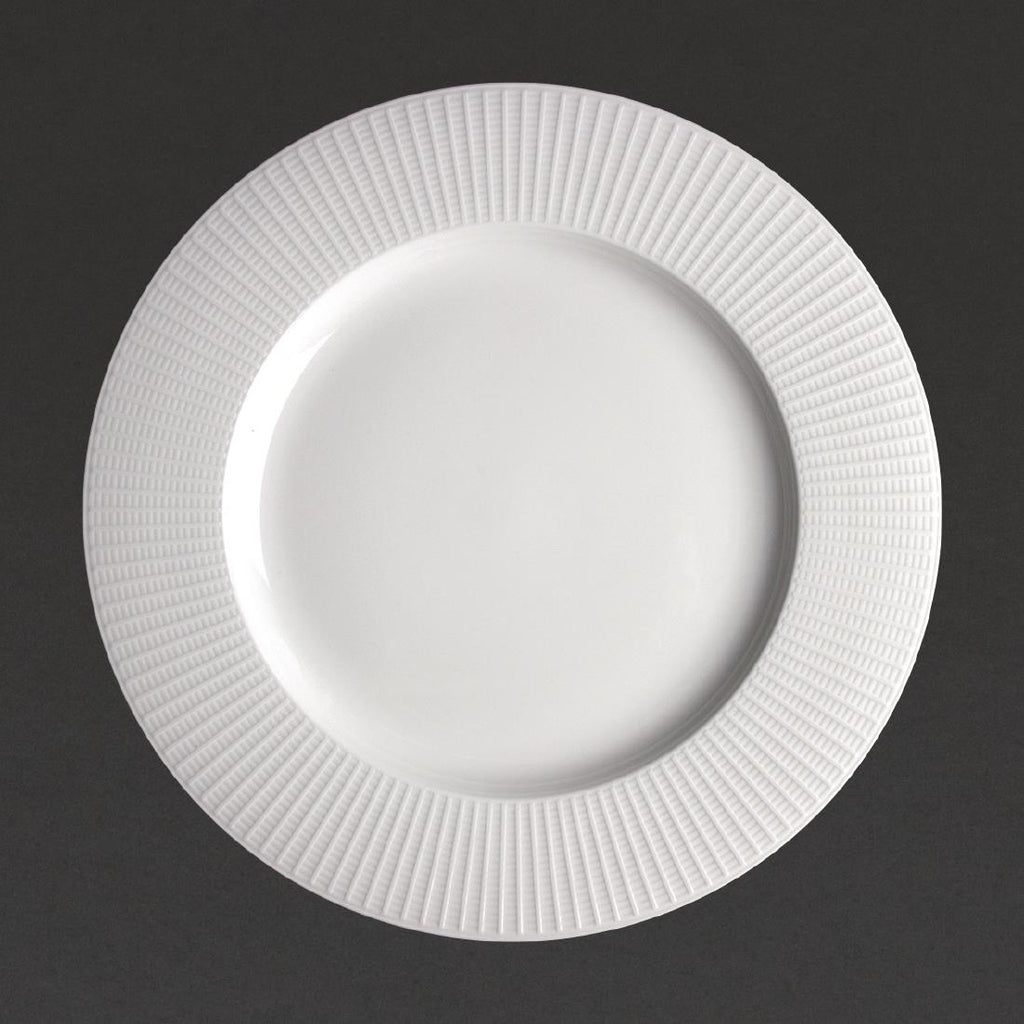 Steelite Willow Gourmet Large Well Plate 285mm (Pack of 6) - VV663 Plates Steelite