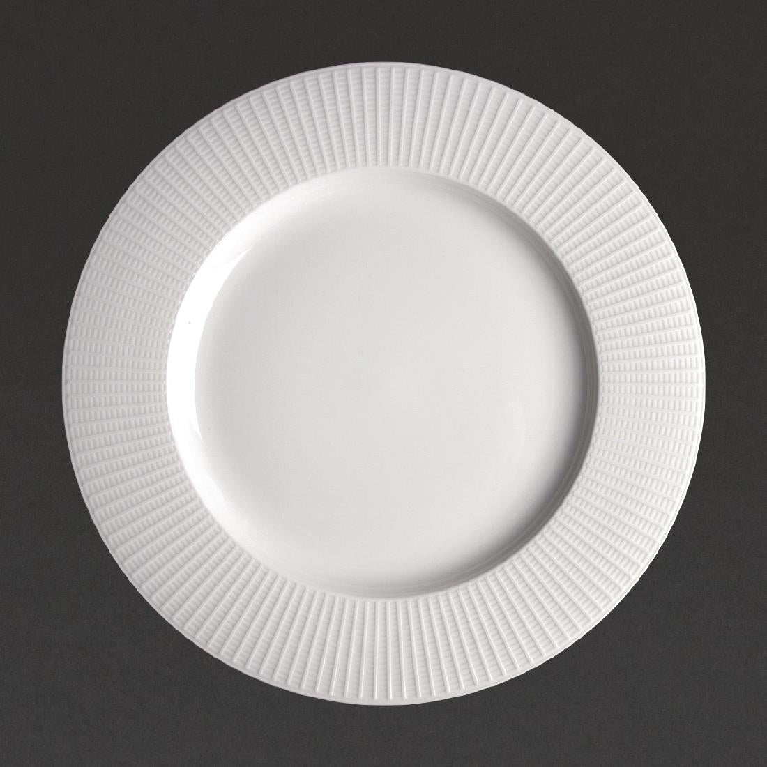 Steelite Willow Gourmet Large Well Plate 285mm (Pack of 6) - VV663 Plates Steelite