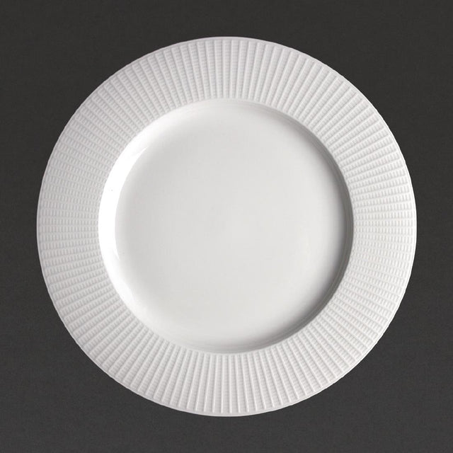 Steelite Willow Gourmet Large Well Plate 285mm (Pack of 6) - VV663 Plates Steelite