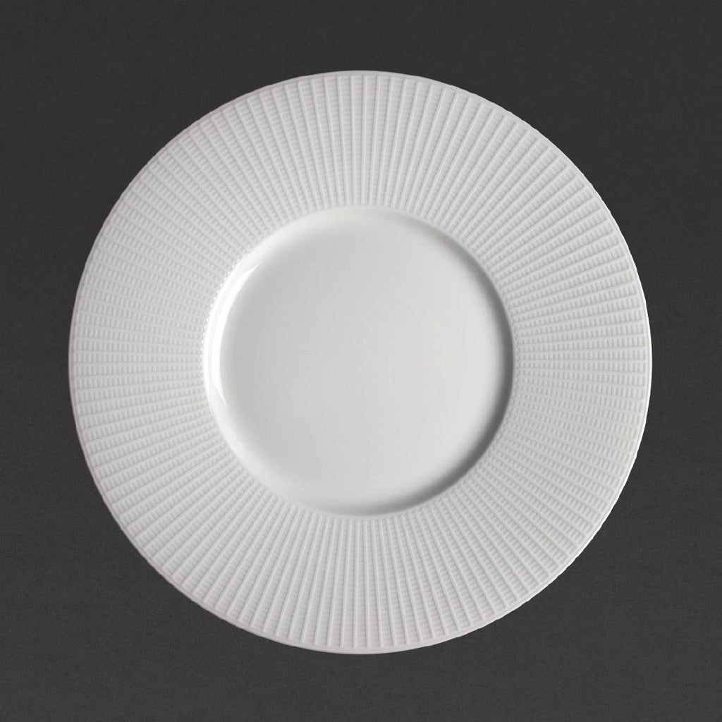 Steelite Willow Gourmet Medium Well Plate 285mm (Pack of 6) - VV664 Plates Steelite