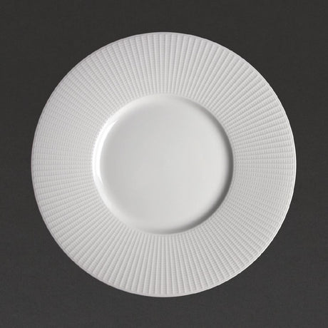 Steelite Willow Gourmet Medium Well Plate 285mm (Pack of 6) - VV664 Plates Steelite