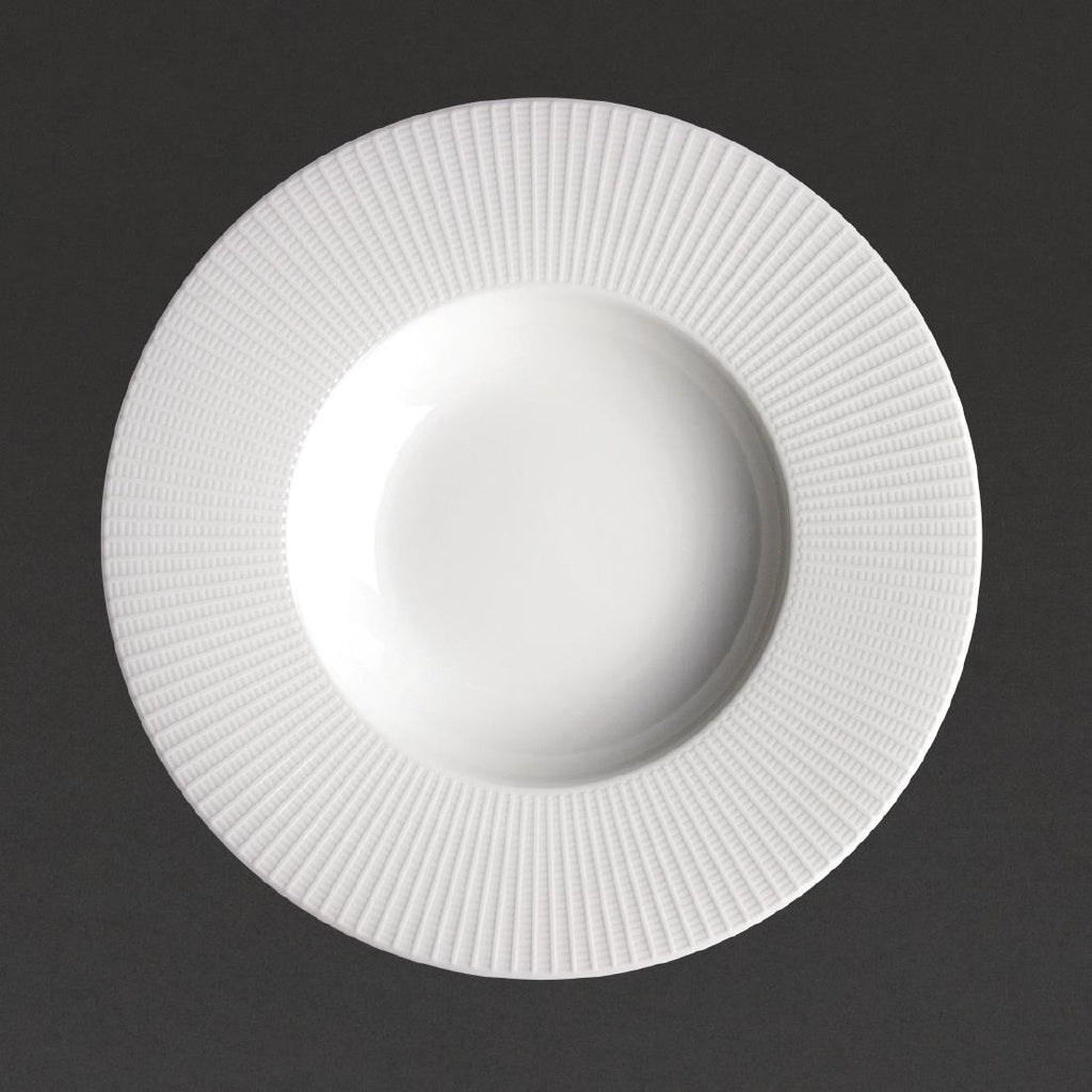 Steelite Willow Gourmet Deep Rimmed Bowl 285mm (Pack of 6) - VV669 Bowls Steelite