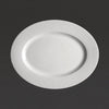 Steelite Willow Oval Plate. length 330mm. (Pack of 12) - VV676 Plates Steelite