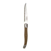 Laguiole Steak Knife Toupe Handle Serrated 1.2mm Blade (Pack of 6) - VV956  Laguiole   