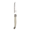 Laguiole Serrated Steak Knives White Handle (Pack of 6) - VV957  Laguiole   