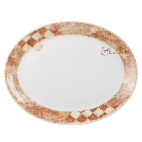 Churchill Tuscany Oval Dishes 355mm (Pack of 12) - W059 Churchill Super Vitrified Churchill   