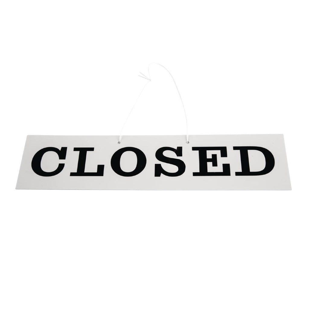 Reversible Hanging Open And Closed Sign - W212  Vogue   