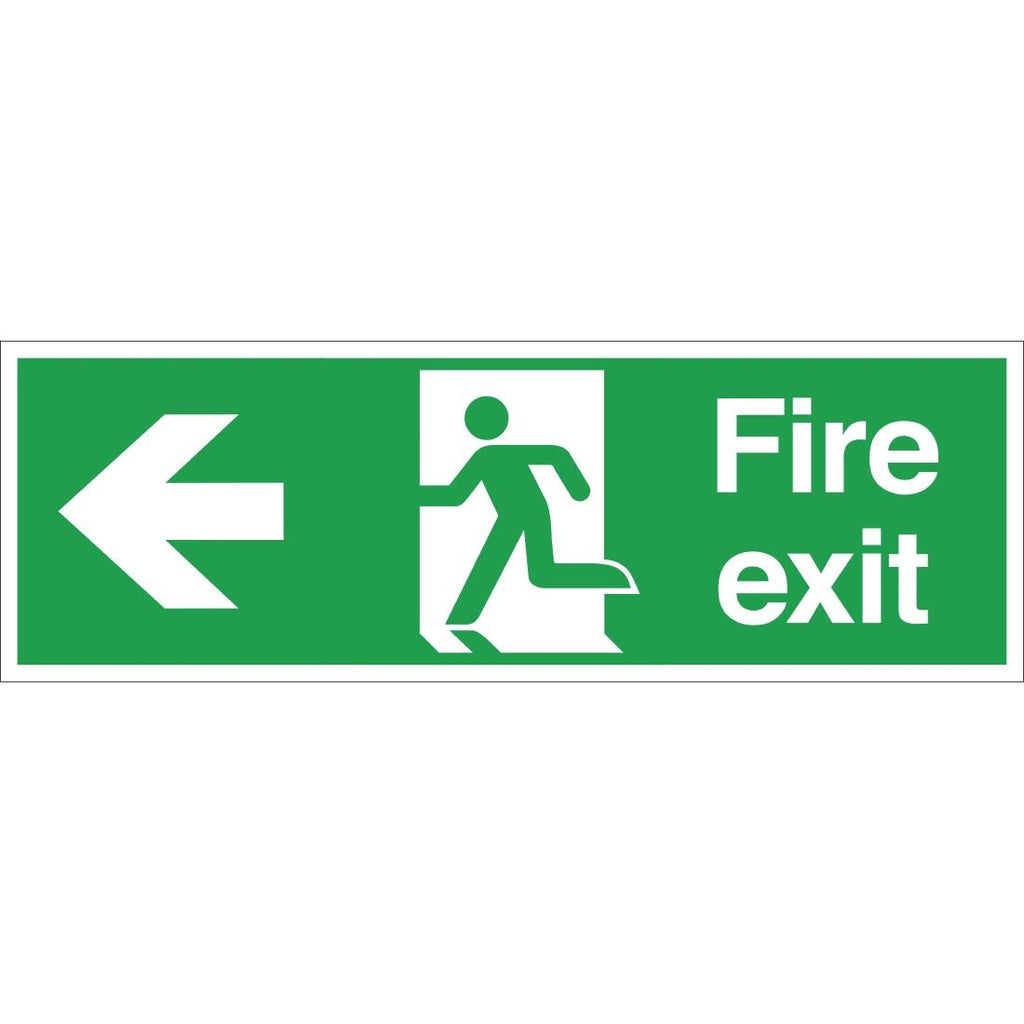 Fire Exit Sign Arrow Left - W303  Vogue   