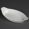Olympia Whiteware Oval Eared Dishes 289mm (Pack of 6) - W411 Olympia Crockery Olympia   