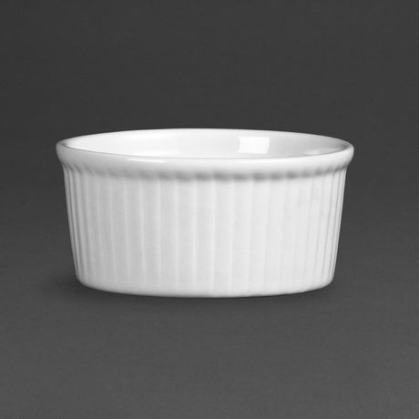 Olympia Whiteware Ramekins 80mm (Pack of 12) - W414 Olympia Crockery Olympia   