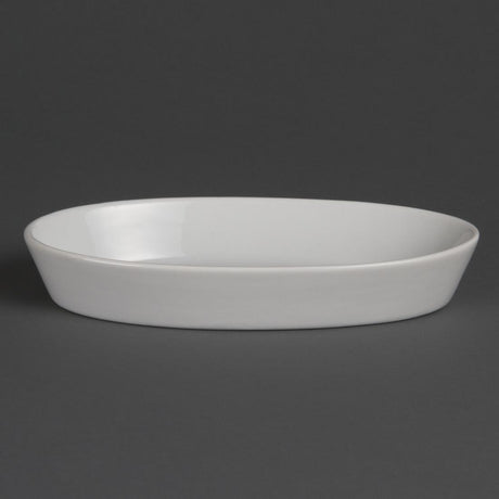 Olympia Whiteware Oval Sole Dishes 195x 110mm (Pack of 6) - W418 Olympia Crockery Olympia   