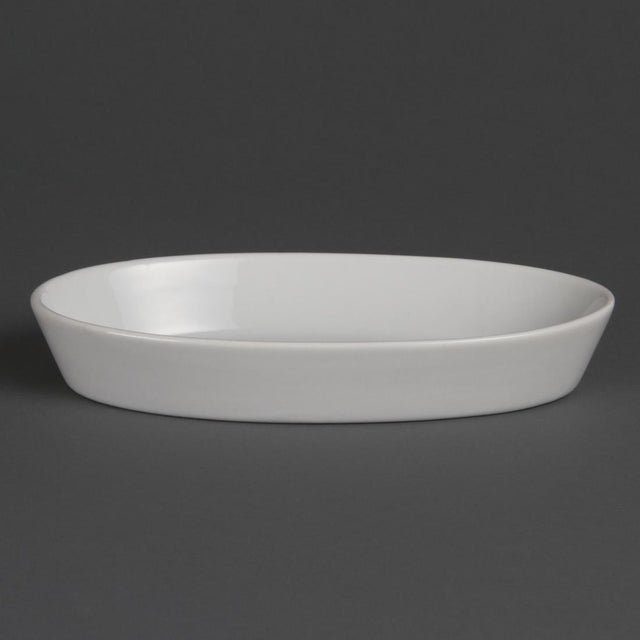 Olympia Whiteware Oval Sole Dishes 195x 110mm (Pack of 6) - W418 Olympia Crockery Olympia   