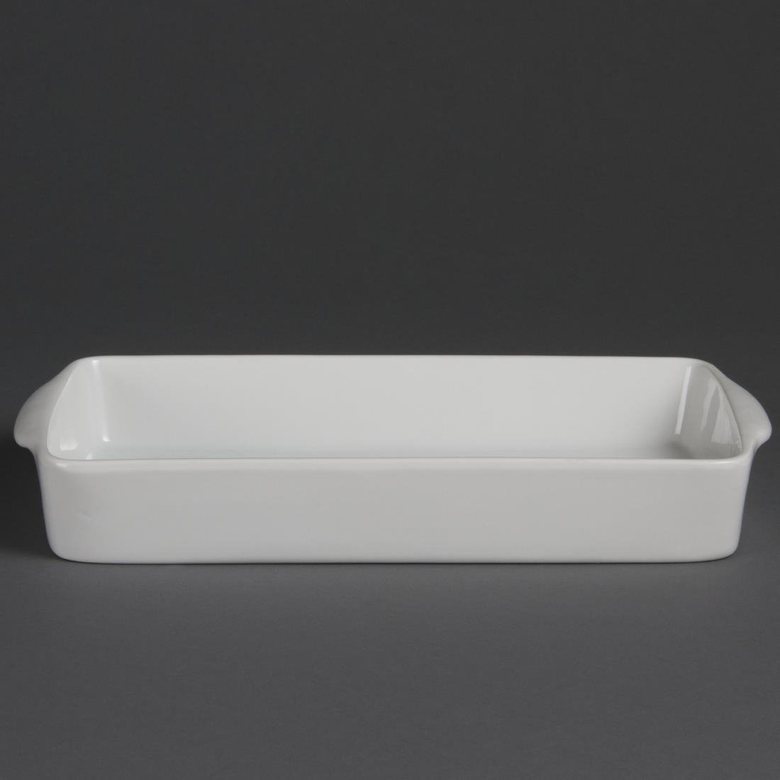 Olympia Whiteware Rectangular Roasters 305x 163mm (Pack of 6) - W419 Olympia Crockery Olympia   