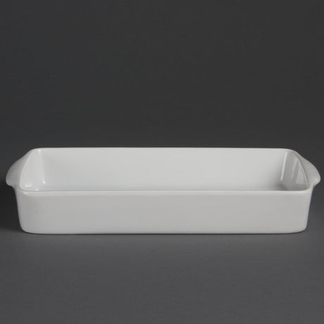 Olympia Whiteware Rectangular Roasters 305x 163mm (Pack of 6) - W419 Olympia Crockery Olympia   