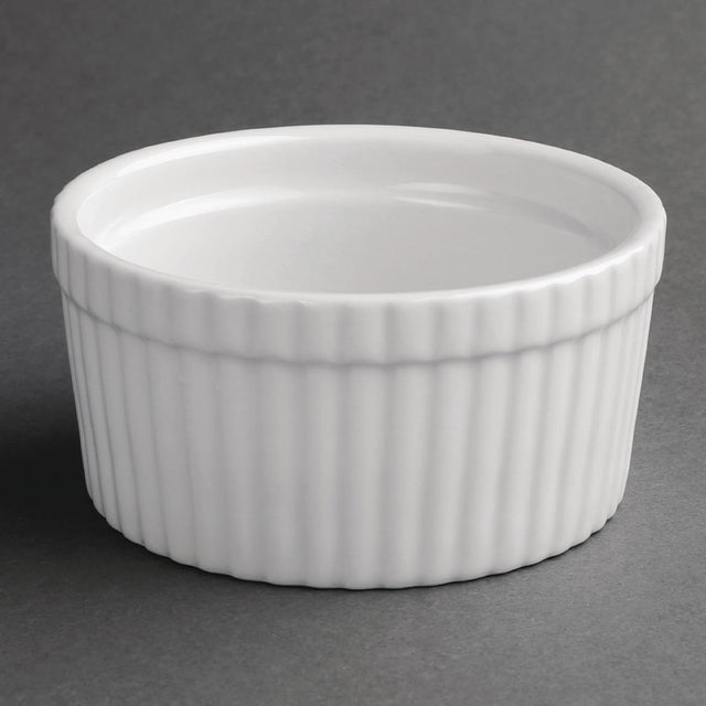 Olympia Whiteware Souffle Dishes 105mm (Pack of 6) - W431 Olympia Crockery Olympia   