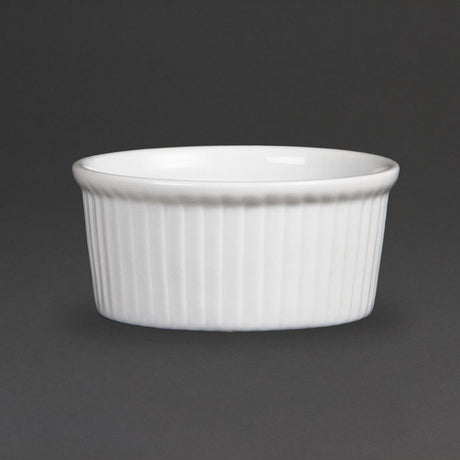 Olympia Whiteware Ramekins 85mm (Pack of 12) - W432 Olympia Crockery Olympia   