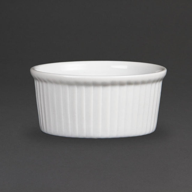 Olympia Whiteware Ramekins 85mm (Pack of 12) - W432 Olympia Crockery Olympia   