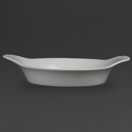 Olympia Whiteware Round Eared Dishes 220mm (Pack of 6) - W433 Olympia Crockery Olympia   