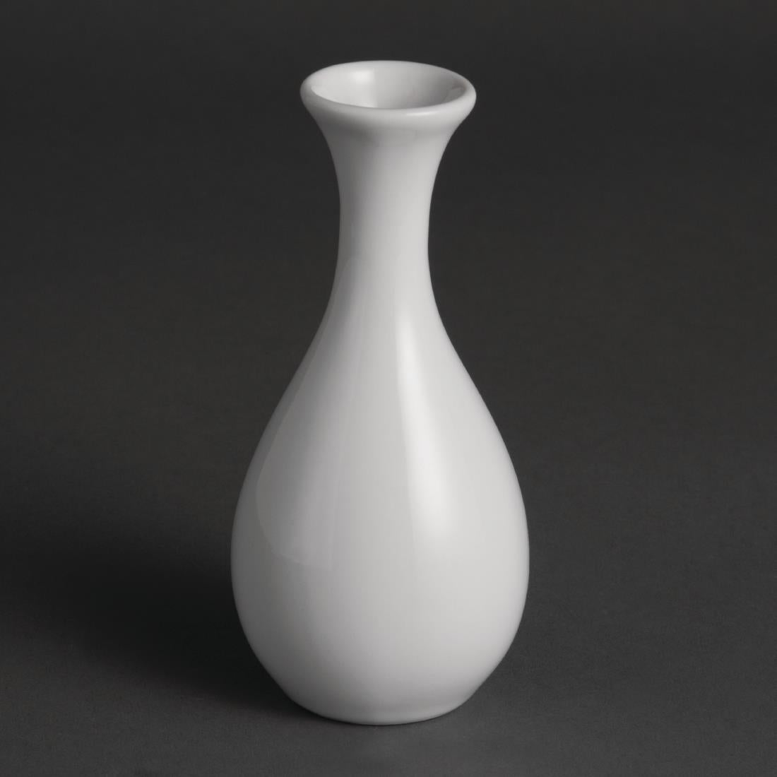 Olympia Whiteware Bud Vases 125mm (Pack of 12) - W437  Olympia   