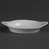 Olympia Whiteware Round Eared Dishes 156x 126mm (Pack of 6) - W443 Olympia Crockery Olympia   