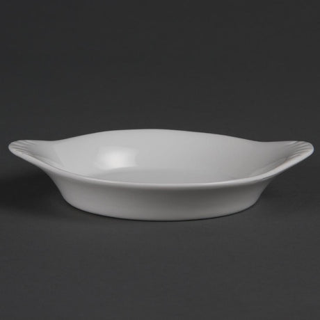 Olympia Whiteware Round Eared Dishes 156x 126mm (Pack of 6) - W443 Olympia Crockery Olympia   