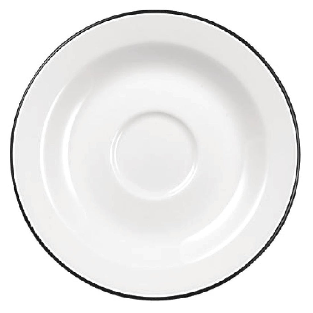 Churchill Alchemy Mono Saucers 125mm (Pack of 24) - W551 Churchill Alchemy Fine China Churchill   