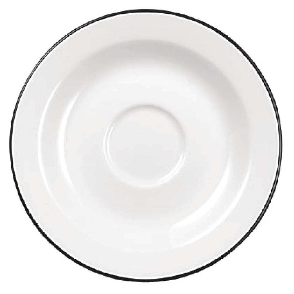 Churchill Alchemy Mono Saucers 150mm (Pack of 24) - W554 Churchill Alchemy Fine China Churchill   