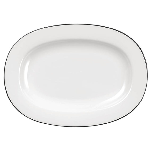 Churchill Alchemy Mono Oval Dishes 280mm (Pack of 6) - W565 Churchill Alchemy Fine China Churchill   