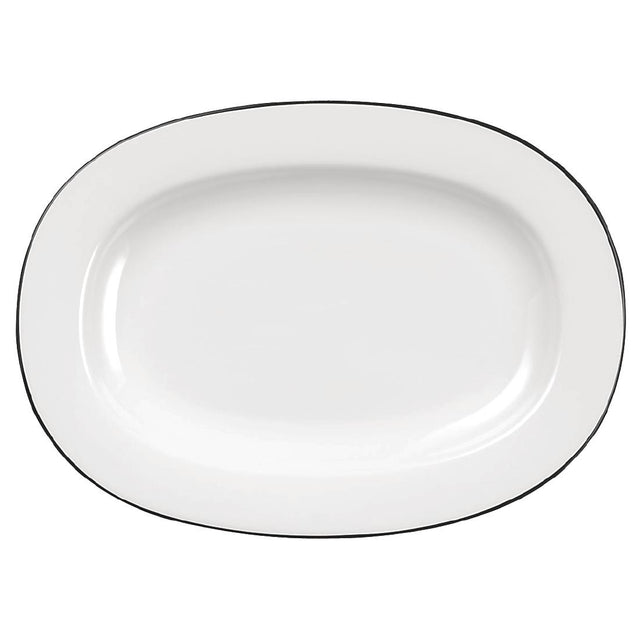 Churchill Alchemy Mono Oval Dishes 330mm (Pack of 6) - W566 Churchill Alchemy Fine China Churchill   