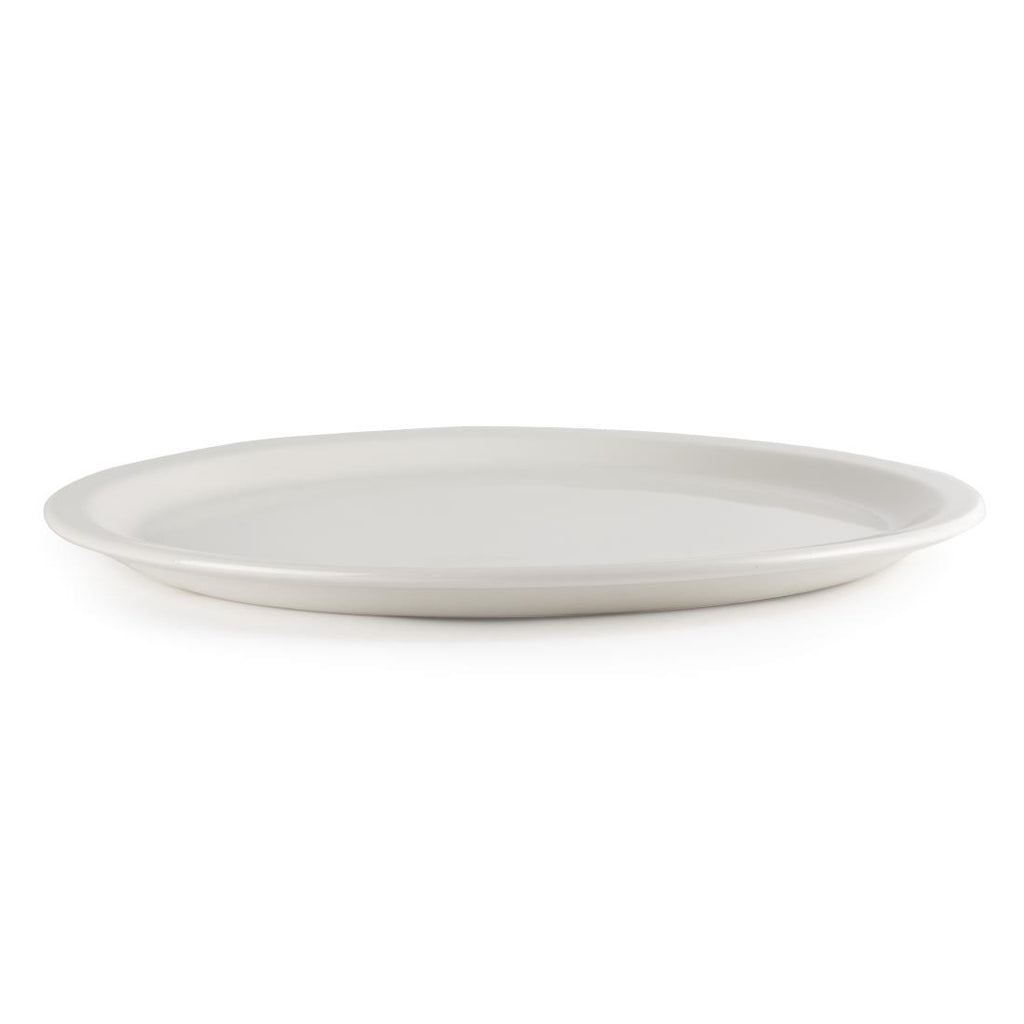 Churchill Plain Whiteware Nova Plates 340mm (Pack of 6) - W575 Plates Churchill
