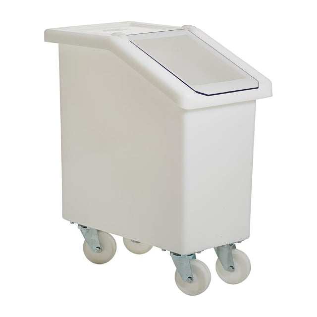 Mobile Ingredient Bin 65Ltr White - W777  Fletcher   