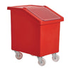 Mobile Ingredient Bin 90Ltr Red - W784  Fletcher   