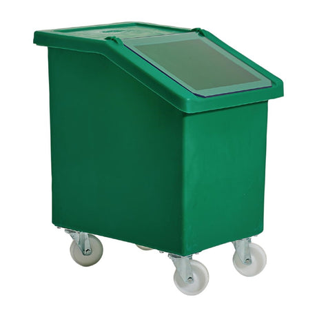 Mobile Ingredient Bin 90Ltr Green - W785  Fletcher   