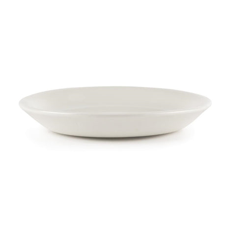 Churchill Plain Whiteware Small Saucers 140mm (Pack of 24) - W887 Churchill Super Vitrified Churchill   