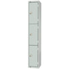 Elite Three Door Manual Combination Locker Locker Grey - W931-CL Steel Lockers 300mm Deep Elite Lockers   