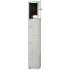Elite Four Door Camlock Locker Grey - W932-C Steel Lockers 300mm Deep Elite Lockers   