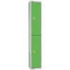 Elite Double Door Padlock Locker Green - W955-P Steel Lockers 300mm Deep Elite Lockers   